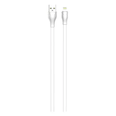 Kabel USB na Lightning LDNIO LS553, 2,1 A, 2 m (bílý)