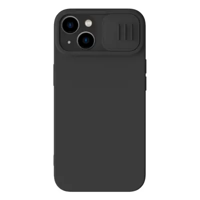 Nillkin CamShield Silky Silicone Case pro iPhone 15 Plus s krytem fotoaparátu - černý