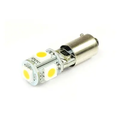 WW Auto LED žárovka BA9S 5 SMD 5050 CAN BUS Teplá bílá T4W