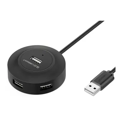 Ugreen HUB 4v1 USB-A - 4xUSB-A 2.0 480Mb/s 1m černý (CR106)