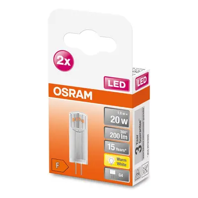 LED žárovka LED G4 corn 1,8W = 20W 200lm 2700K Teplá 300° OSRAM Star 2PAK