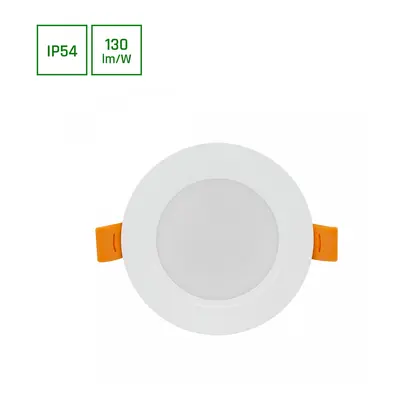 DURE 3 DOWNLIGHT 5W Neutrální bílá 230V 110DEG IP54 IK06 95X31 Bílá ROUND INTEGRATED DRIVER