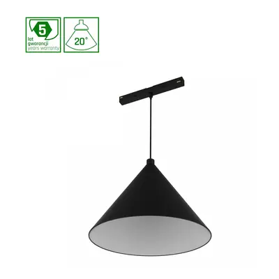 SYSTEM SHIFT - HANGIT CONE FIXTURE HANG FOR A TRACK fi245x185mm 6W 5YW