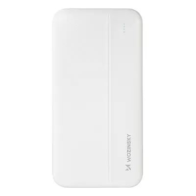 Wozinsky Li-Po powerbank 10000mAh 2 x USB bílá (WPBWE1)