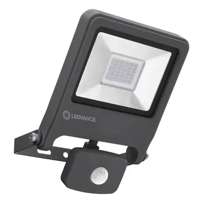 Reflektor LED 30W 2700lm 3000K IP44 šedý s čidlem pohybu LEDVANCE Floodlight Endura