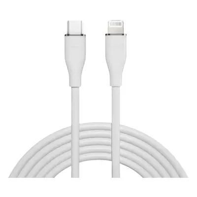 Solight USB-C/Lightning kabel, USB-C konektor - Lightning konektor, silikon, 1m