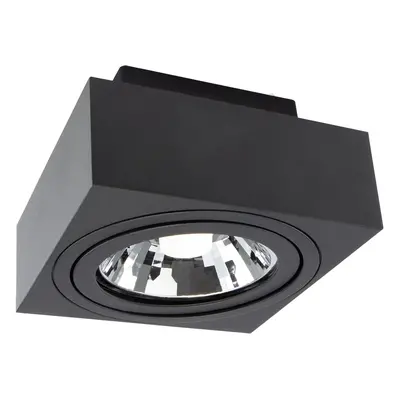 MIRORA AR111 SURFACE GU10 250V IP20 145X145X85MM Černá SQUARE ADJUSTABLE SPOT