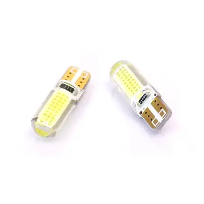 LED auto žárovka LED W5W T10 1W COB 360° Silikon