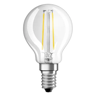 LED žárovka LED E14 P45 2,8W = 25W 250lm 2700K Teplá 320° Filament Stmívatelná OSRAM SUPER STAR