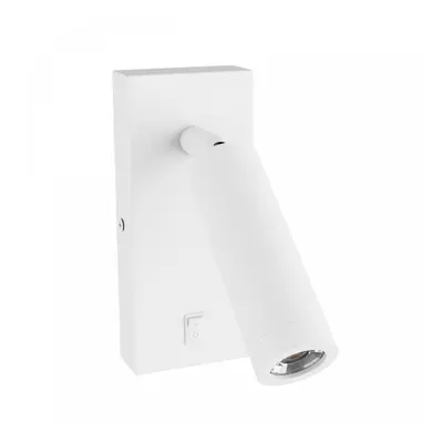 MADARA SLIM MR11 SWITCH SCONCE 230V IP20 38X95 + BASE140X60X25 Bílá