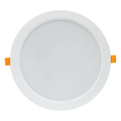 DURE 3 DOWNLIGHT 24W Neutrální bílá 230V 110DEG IP54 IK06 220X34 Bílá ROUND INTEGRATED DRIVE