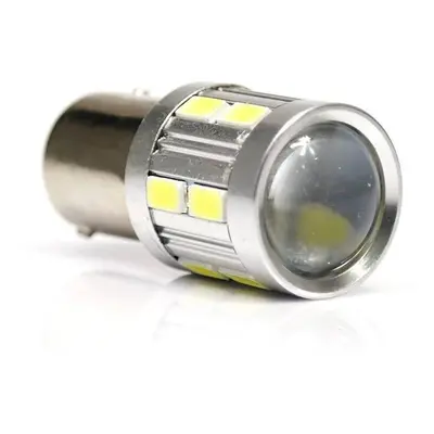 Auto LED žárovka BA15S 5W CREE + 12 SMD 5630 P21W / Ba15s