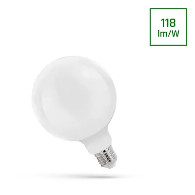 LED GLOB G125 E-27 230V 11W COG Neutrální bílá MILKY SPECTRUM