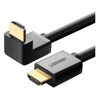 Ugreen úhlový kabel HDMI (90°) 4K 1m černý (HD103)