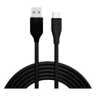 Solight USB-C kabel, USB 2.0 A konektor - USB-C 3.1 konektor, silikon, 2m