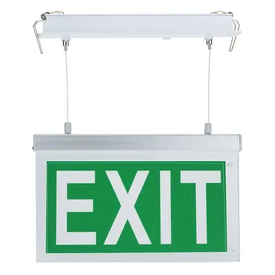 LED Hanging Emergency Exit Light 3 Hours Duration se PVC Legend