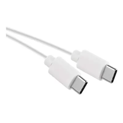 Nabíjecí a datový kabel USB-C 2.0 / USB-C 2.0, 1 m, bílý