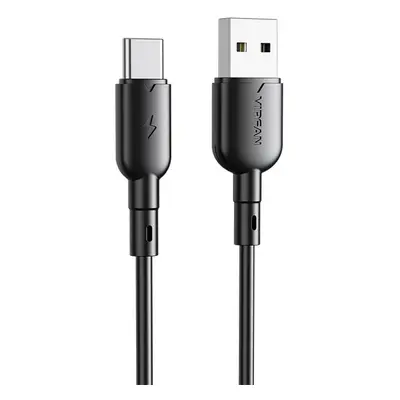 Kabel USB na USB-C Vipfan Colorful X11, 3A, 1m (černý)