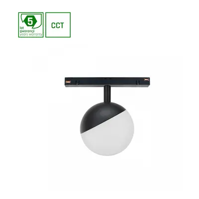 SYSTEM SHIFT SMART- GLOBE SPHERE TRACK LIGHT FI100X130MM 5W 165DEG Černá CCT/DIM 5 Y WARRANTY