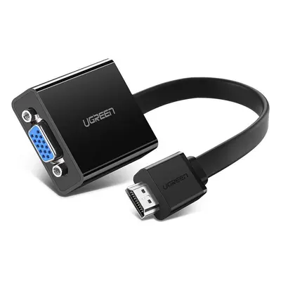 Adaptér HDMI na VGA UGREEN MM103, 25 cm (černý)