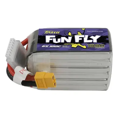 Baterie Tattu Funfly 1550mAh 22,2V 100C 6S1P XT60