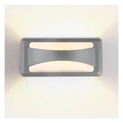 LED Wall Light Grey IP65