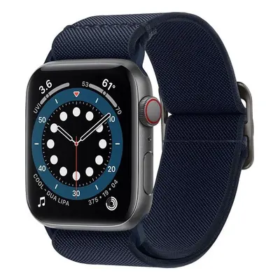 Řemínek Spigen Fit Lite pro Apple Watch 4/5/6/7/8/9/SE/Ultra (42/44/45/49 mm) - tmavě modrý