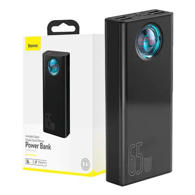 Powerbanka Baseus Amblight 30000mAh, 4xUSB, USB-C, 65W (černá)