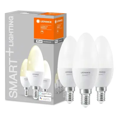 3PAK LED žárovka LED E14 B35 5W 470lm 2700K Teplá LEDVANCE SMART+ WiFi Stmívatelná