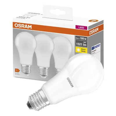 3PAK LED žárovka LED E27 A60 14W = 100W 1521lm 2700K Teplá 360° OSRAM