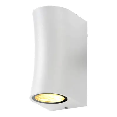 WALL LAMP ALUMINIUM bílé BODY 2xGU10 SOCKET