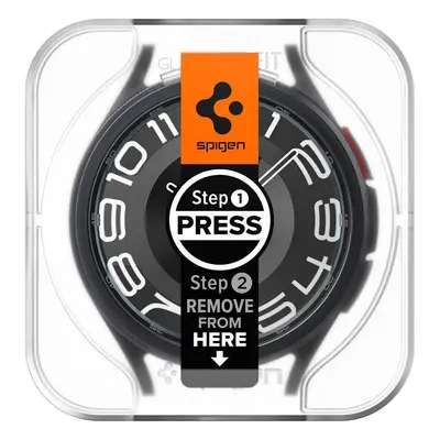 Spigen Glas.tR EZ Fit tvrzené sklo pro Samsung Galaxy Watch 6 Classic (43 mm) - 2 ks.