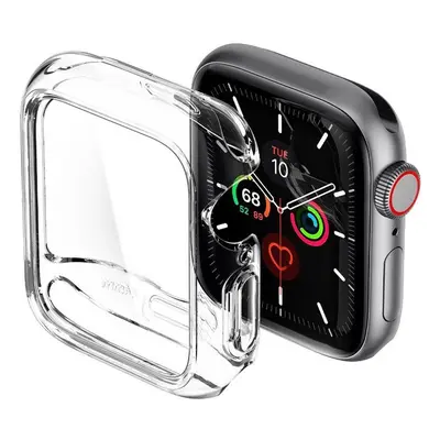 Pouzdro Spigen Ultra Hybrid pro Apple Watch 4/5/6/SE (44 mm) - čiré