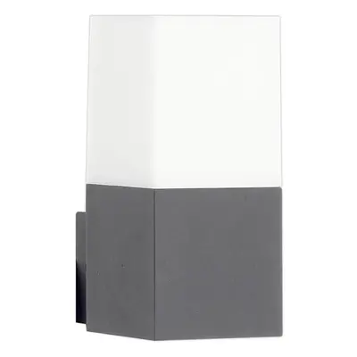 Wall Light Dark Grey Aluminium 1xE27