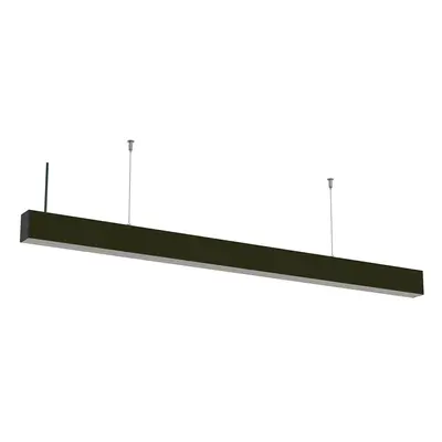 Závěsné svítidlo LED LINEAR 120cm 40W 4000lm černé, NEUTRÁLNÍ BÍLÁ