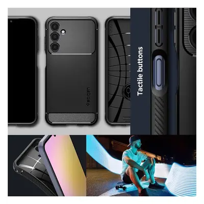 Pouzdro Spigen Rugged Armor pro Samsung Galaxy A25 5G - matně černé