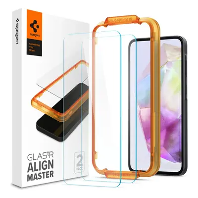 Spigen Glass tR AlignMaster 2 Pack - Samsung Galaxy A35