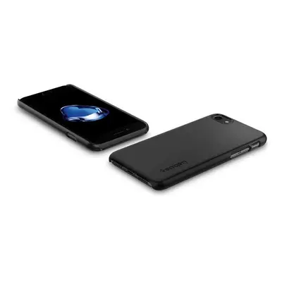 Pouzdro Spigen Thin Fit pro iPhone 7 / 8 / SE 2020 / 2022 - černé