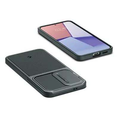 Pouzdro Spigen Optik Armor pro Samsung Galaxy S24 - tmavě zelené