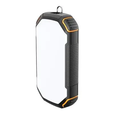 POWER BANK 20000mAh 3.7V SOLAR:1.2W BLACK+ORANGE LED:4W