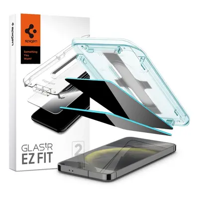 Spigen Glas.tR EZ Fit Soukromé tvrzené sklo pro Samsung Galaxy S24+ - 2 ks.