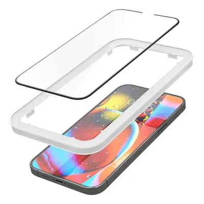 Spigen ALM Glass FC tvrzené sklo pro iPhone 13 / 13 Pro / 14 - černé 2 ks.