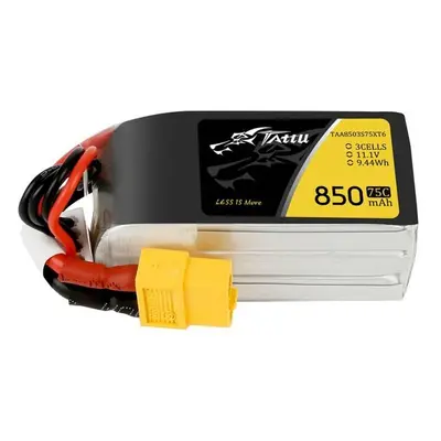 Tattu 850mAh 11,1V 75C 3S1P konektor baterie XT60