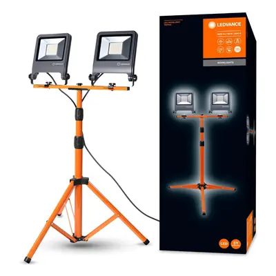 Reflektor LED 2x50W 4500lm 4000K IP65 na stojanu LEDVANCE WORKLIGHT TRIPOD pracovní