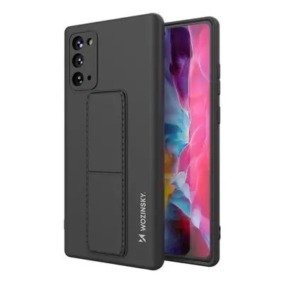 Wozinsky Kickstand Case silikonové pouzdro se stojánkem pro Samsung Galaxy Note 20 černé