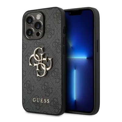 Pouzdro Guess 4G Big Metal Logo pro iPhone 14 Pro Max - šedé