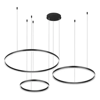 RLK-C03-69W-B | Vícedílné moderní závěsné svítidlo | LED | Černá