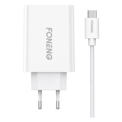 Síťová nabíječka 1x kabel USB Foneng EU43+ USB C