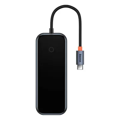 Rozbočovač 5v1 Baseus řady AcmeJoy USB-C na 2xUSB 3.0 + USB 2.0 + USB-C PD + HDMI (šedý)