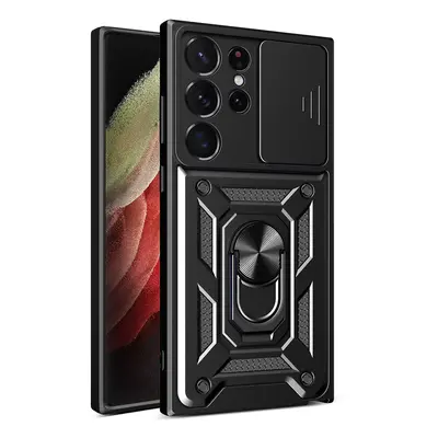 Hybrid Armor Camshield pouzdro pro Samsung Galaxy S23 Ultra obrněné pouzdro s krytem fotoaparátu